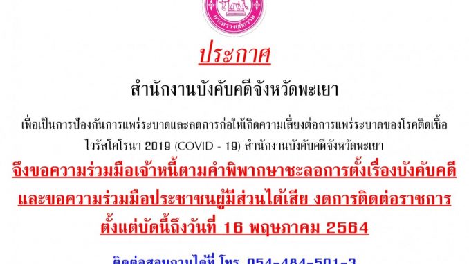ชะลอการบังคับคดี(พ.ค.)64